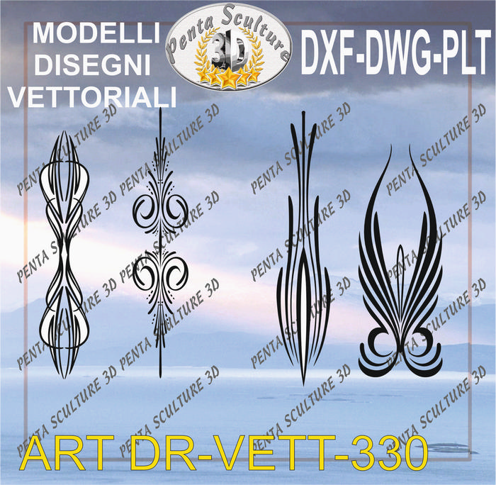 Decori_file_vettoriale_modello_DR-VETT_330_eps_dwg_dxf_plt