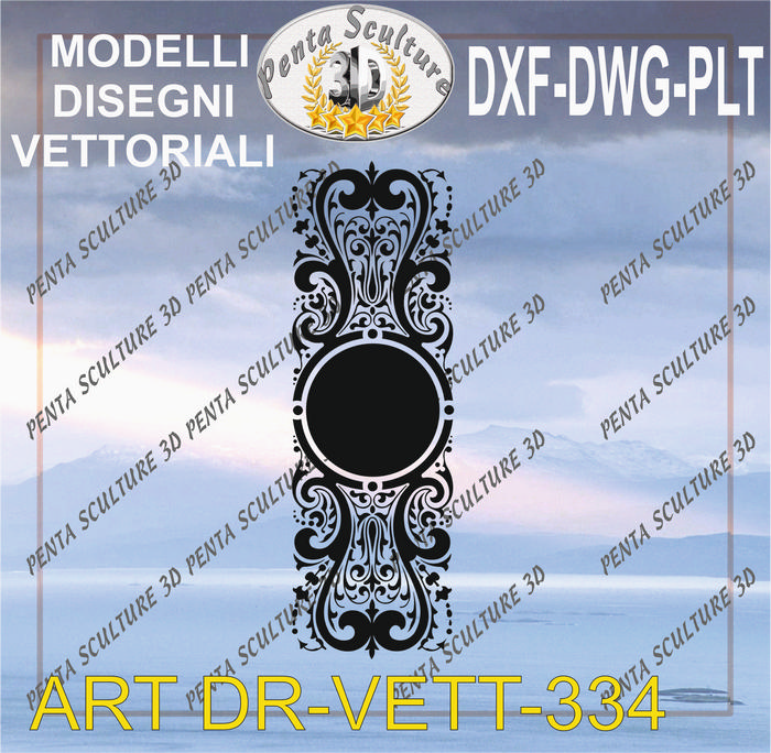 Decori_file_vettoriale_modello_DR-VETT_334_eps_dwg_dxf_plt