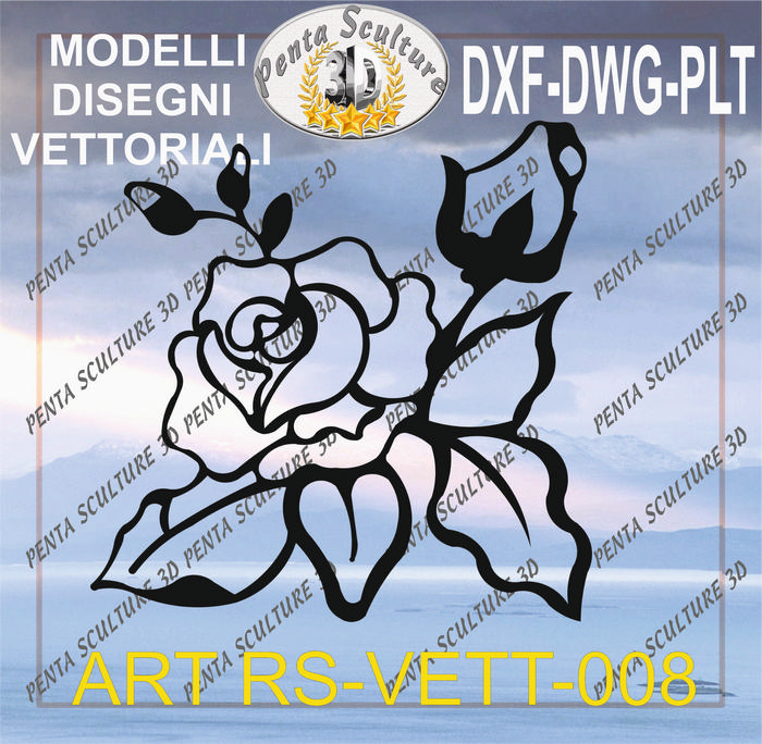 art_rs_vett_008_eps_dwg_dxf_plt