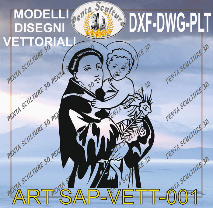 SANT'ANTONIO_DA_PADOVA_FILE_VETTORIALE_ART_SAP-VETT_001_EPS_DWG_DXF_PLT