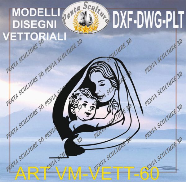 Vergine_Maria_file_vettoriale_modello_60_eps_dwg_dxf_plt