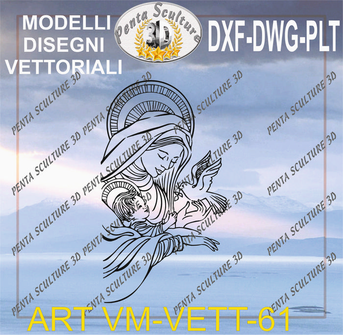 Vergine_Maria_file_vettoriale_modello_61_eps_dwg_dxf_plt
