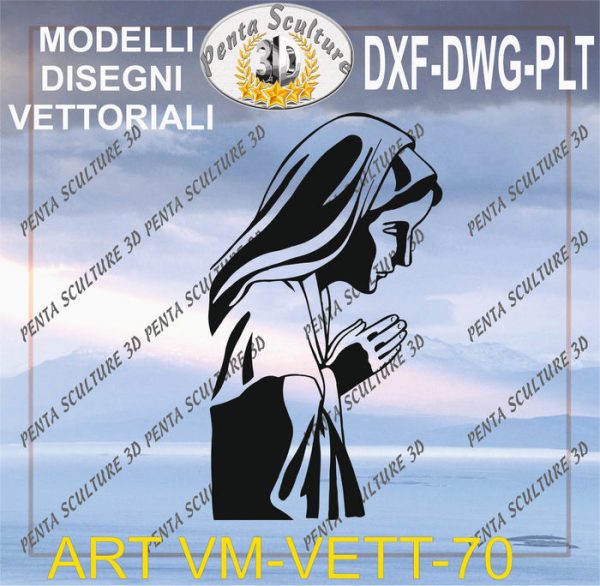 Vergine_Maria_file_vettoriale_modello_70_eps_dwg_dxf_plt
