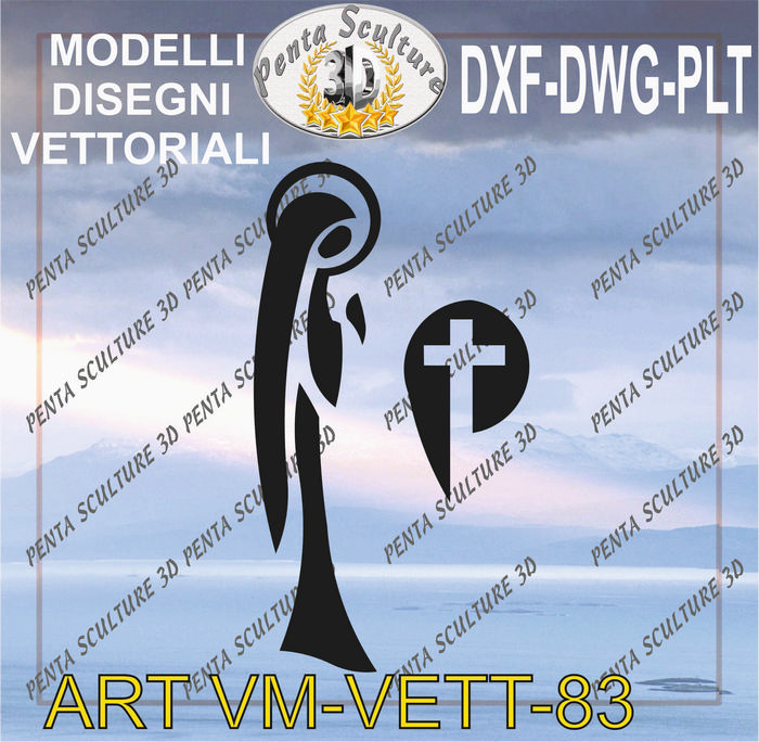 Vergine_Maria_file_vettoriale_modello_83_eps_dwg_dxf_plt