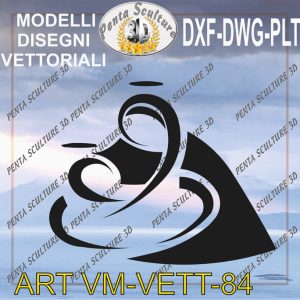 Vergine Maria file vettoriale modello 84 eps dwg dxf plt