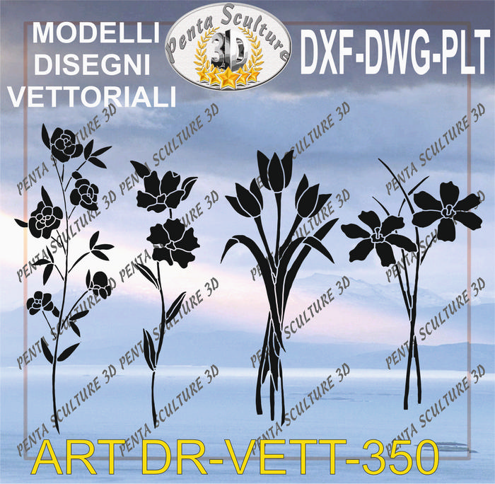 Decori_file_vettoriale_modello_DR-VETT_350_eps_dwg_dxf_plt