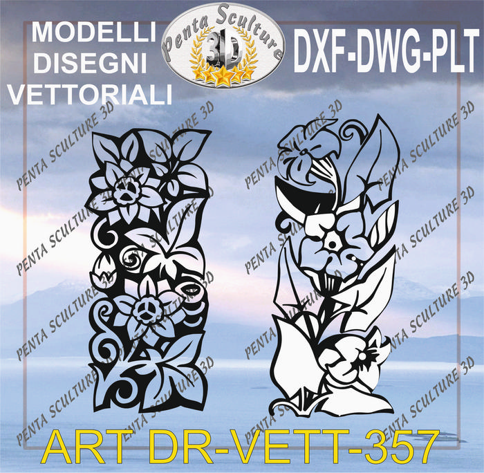 Decori_file_vettoriale_modello_DR-VETT_357_eps_dwg_dxf_plt
