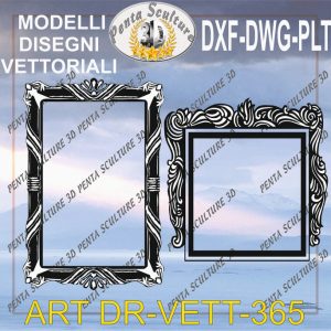 Decori file vettoriale modello DR-VETT 365 eps dwg dxf plt