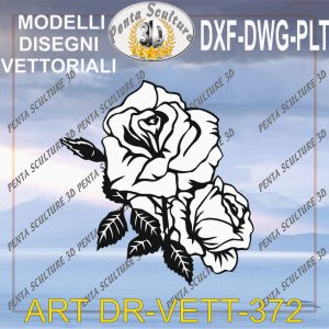 Decori file vettoriale modello DR-VETT 372 eps dwg dxf plt