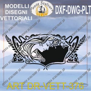 Decori file vettoriale modello DR-VETT 376 eps dwg dxf plt