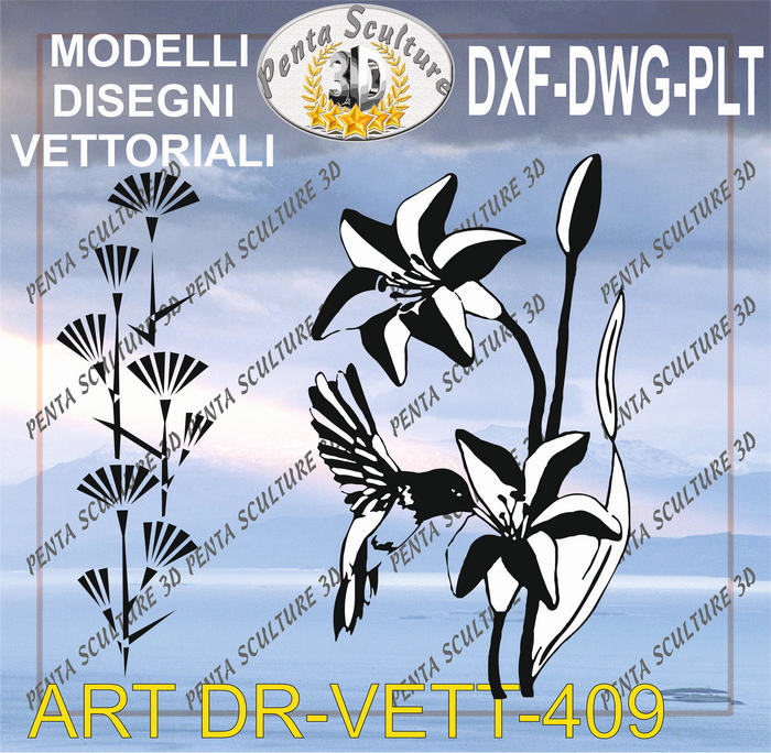 Decori_file_vettoriale_modello_DR-VETT_409_eps_dwg_dxf_plt