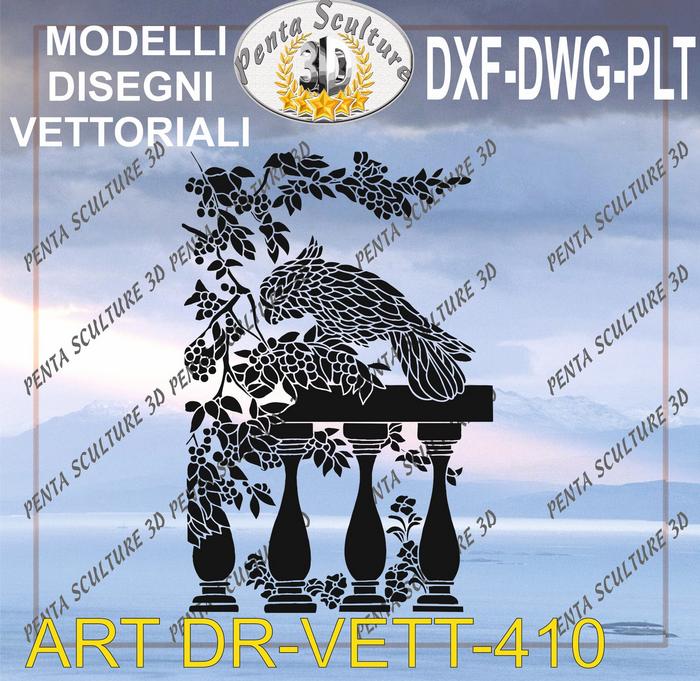 Decori_file_vettoriale_modello_DR-VETT_410_eps_dwg_dxf_plt
