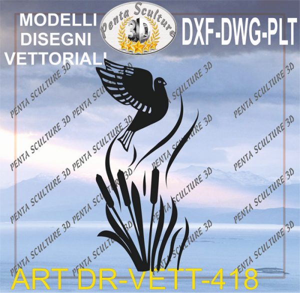 Decori_file_vettoriale_modello_DR-VETT_418_eps_dwg_dxf_plt