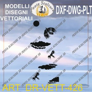 Decori file vettoriale modello DR-VETT 426 eps dwg dxf plt
