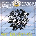 Decori file vettoriale modello DR-VETT 435 eps dwg dxf plt