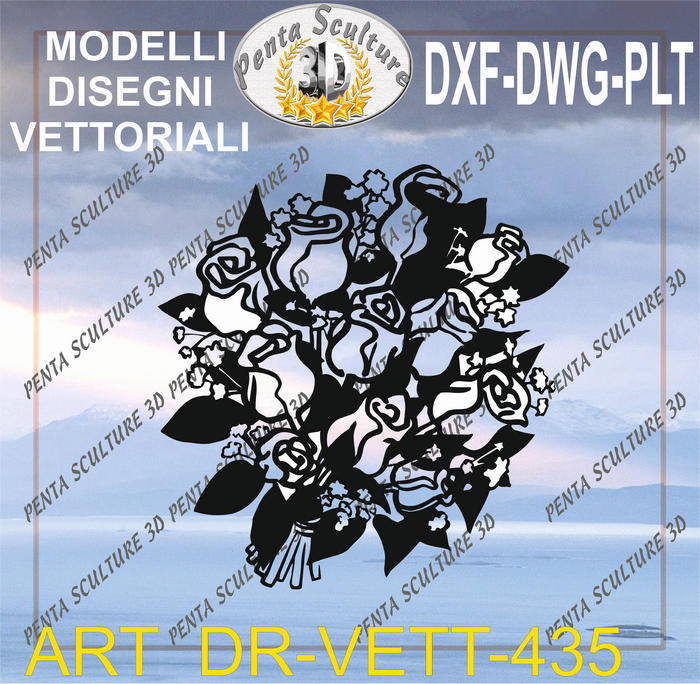 Decori_file_vettoriale_modello_DR-VETT_435_eps_dwg_dxf_plt