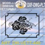 Decori file vettoriale modello DR-VETT 440 eps dwg dxf plt