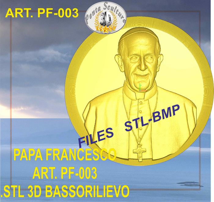 Papa_Francesco_STL_bassorilievo_per_CNC_pantografi_art.003